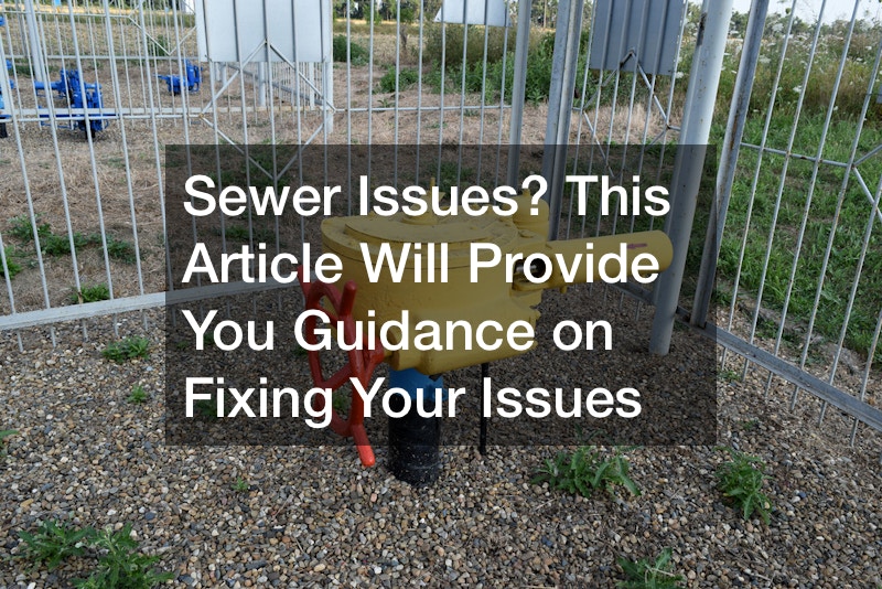 Sewer Issues? This Article Will Provide You Guidance on Fixing Your Issues